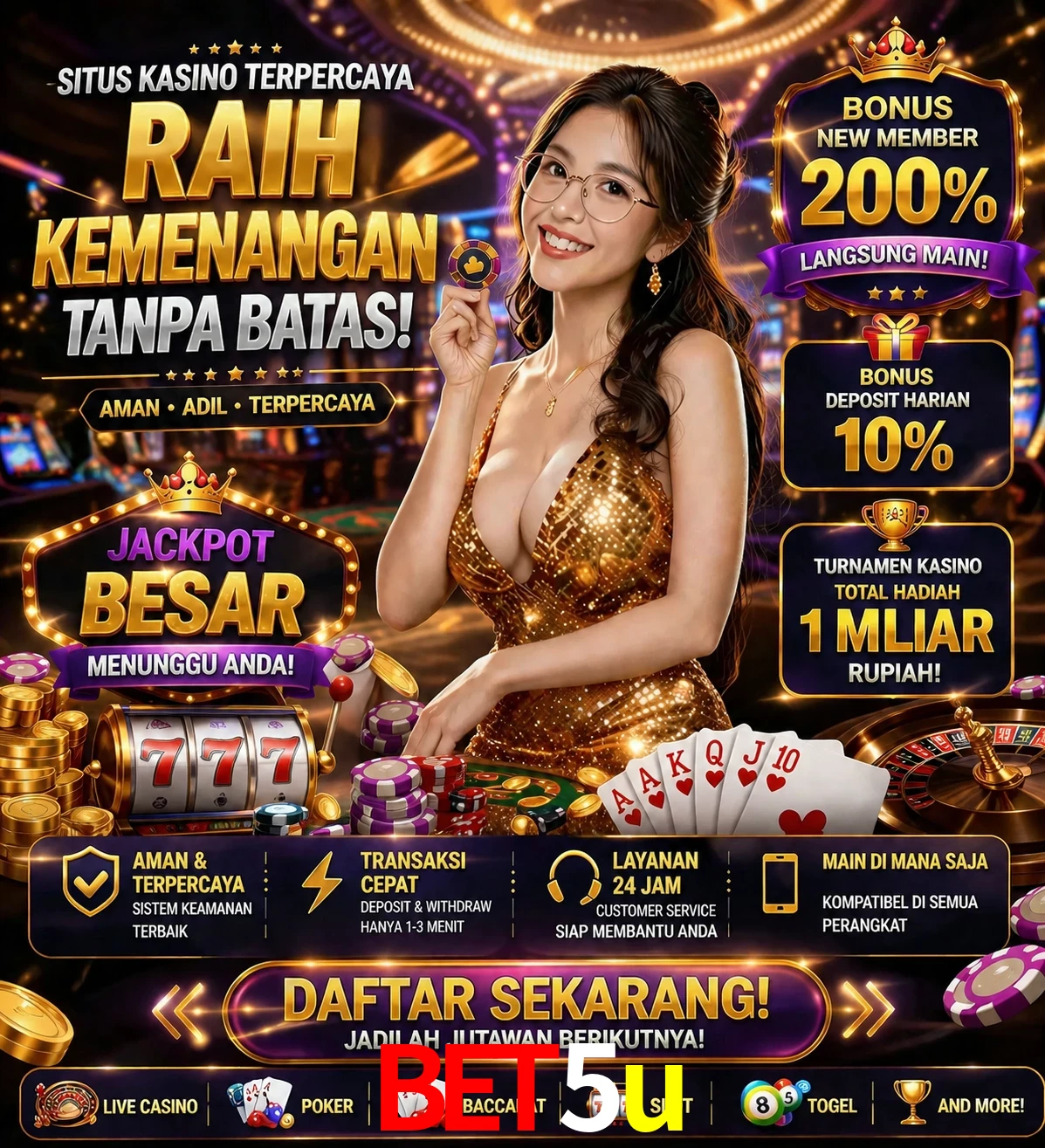 Roleta e blackjack bet5u